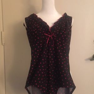 Pin up style one piece swimsuit